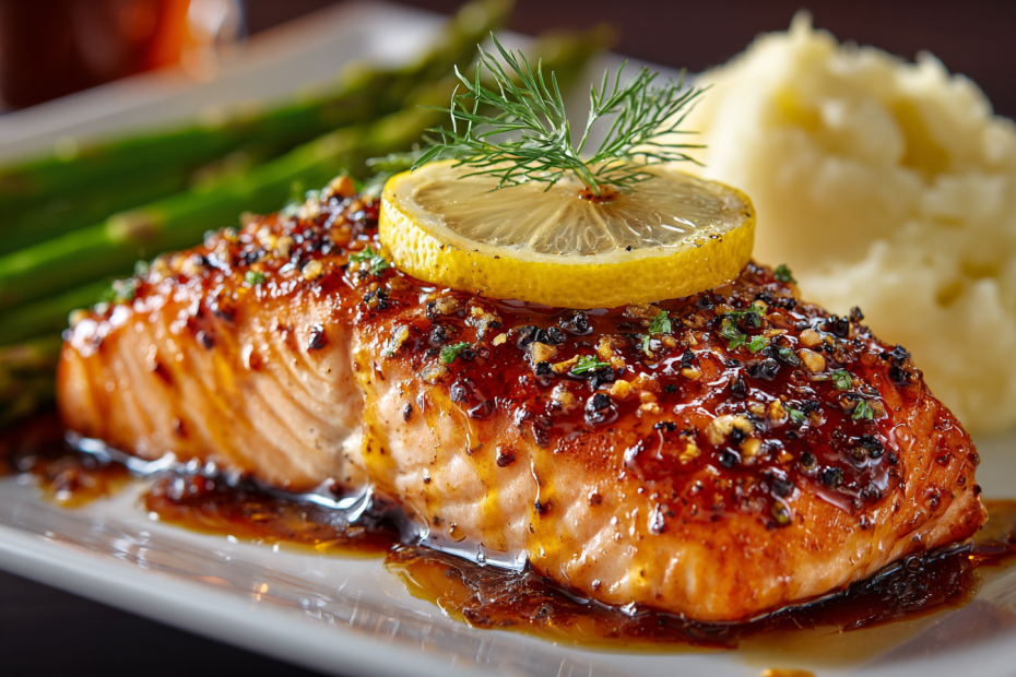 Лосось в медово-горчичной глазури: быстрое и вкусное решение для ужина