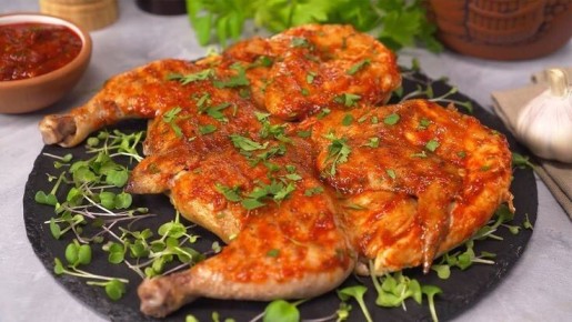 Курица табака с аджикой: грузинская традиция на вашей кухне