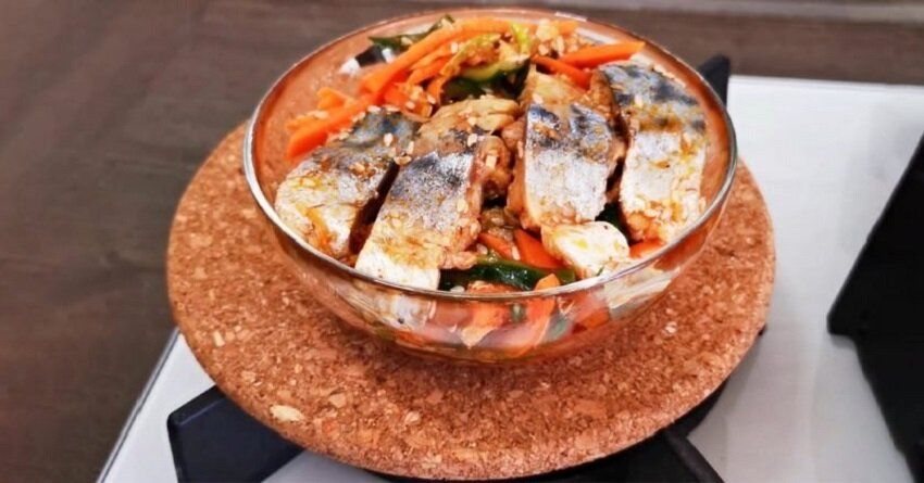 Непревзойденная закуска из скумбрии по корейскому рецепту