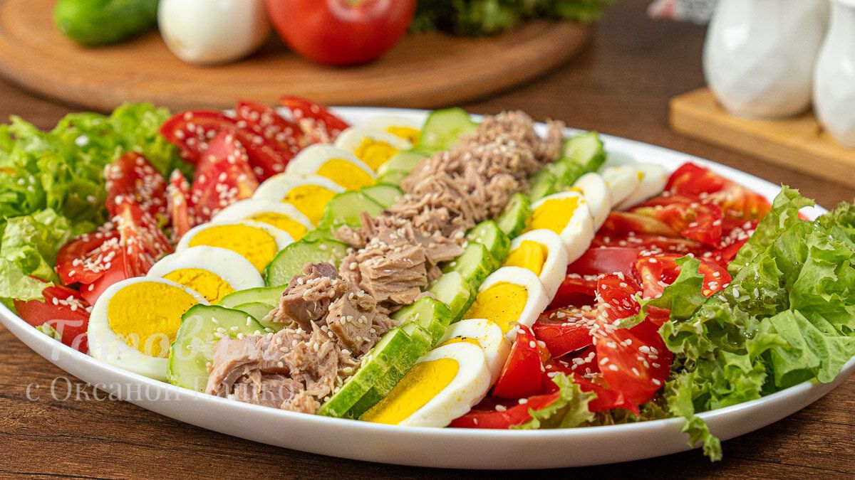 Летний Салат для Праздничного Настроения