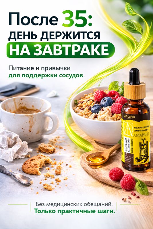 Как правильно питаться после 35: советы для здоровья и энергии