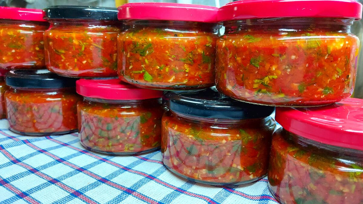 Приготовление Аджики из Красного Перца: Рецепт на Зиму