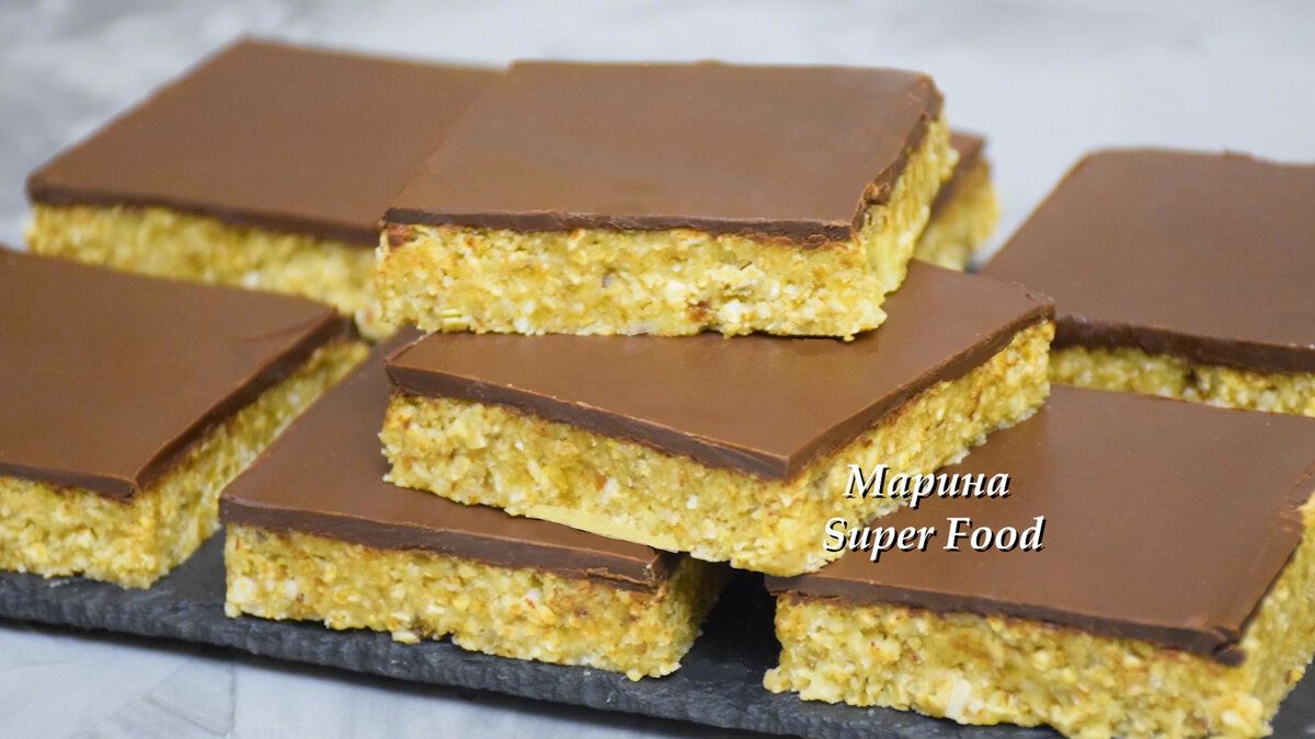 Как приготовить сладкие овсяные батончики с шоколадом