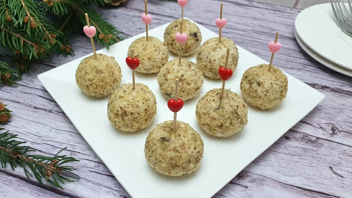 Легкая и вкусная закуска для новогоднего стола