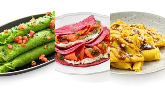 Разноцветные блины: три рецепта, чтобы удивить на Масленице