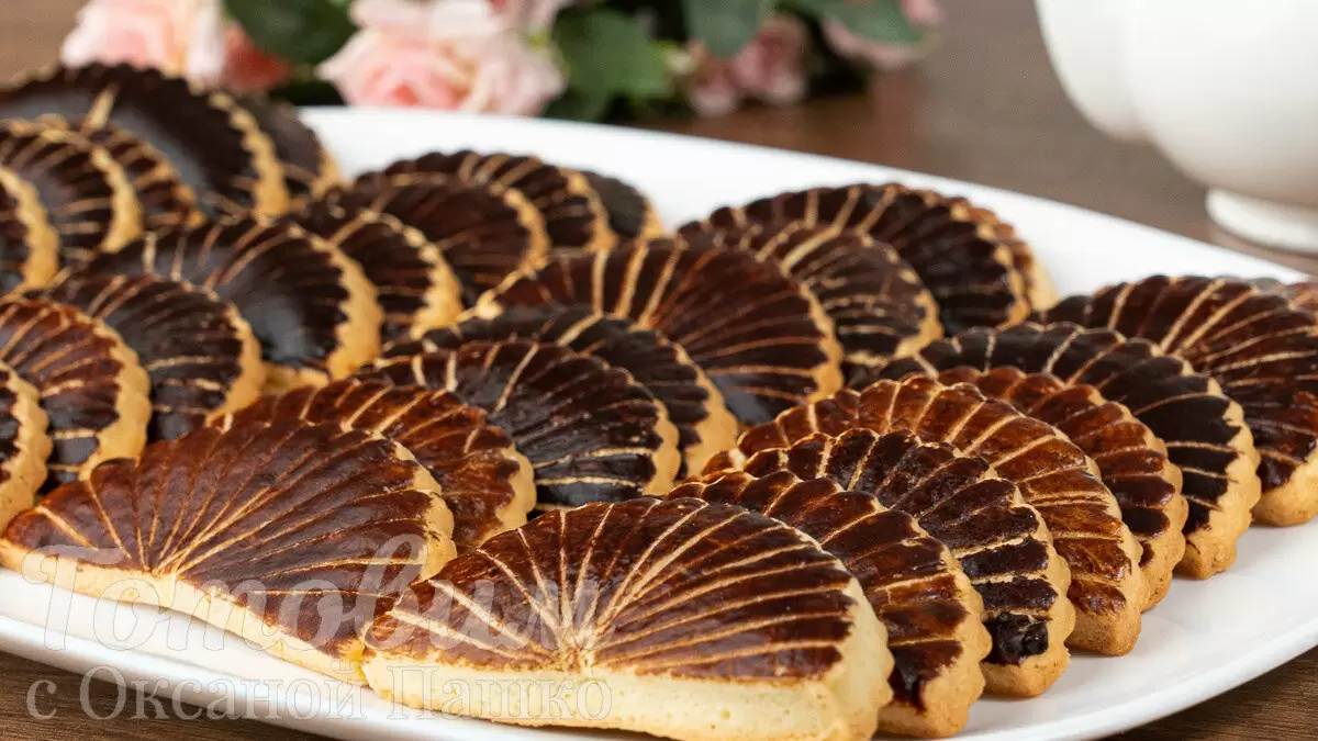 Нежное печенье «Веер», которое впечатлит ваших гостей